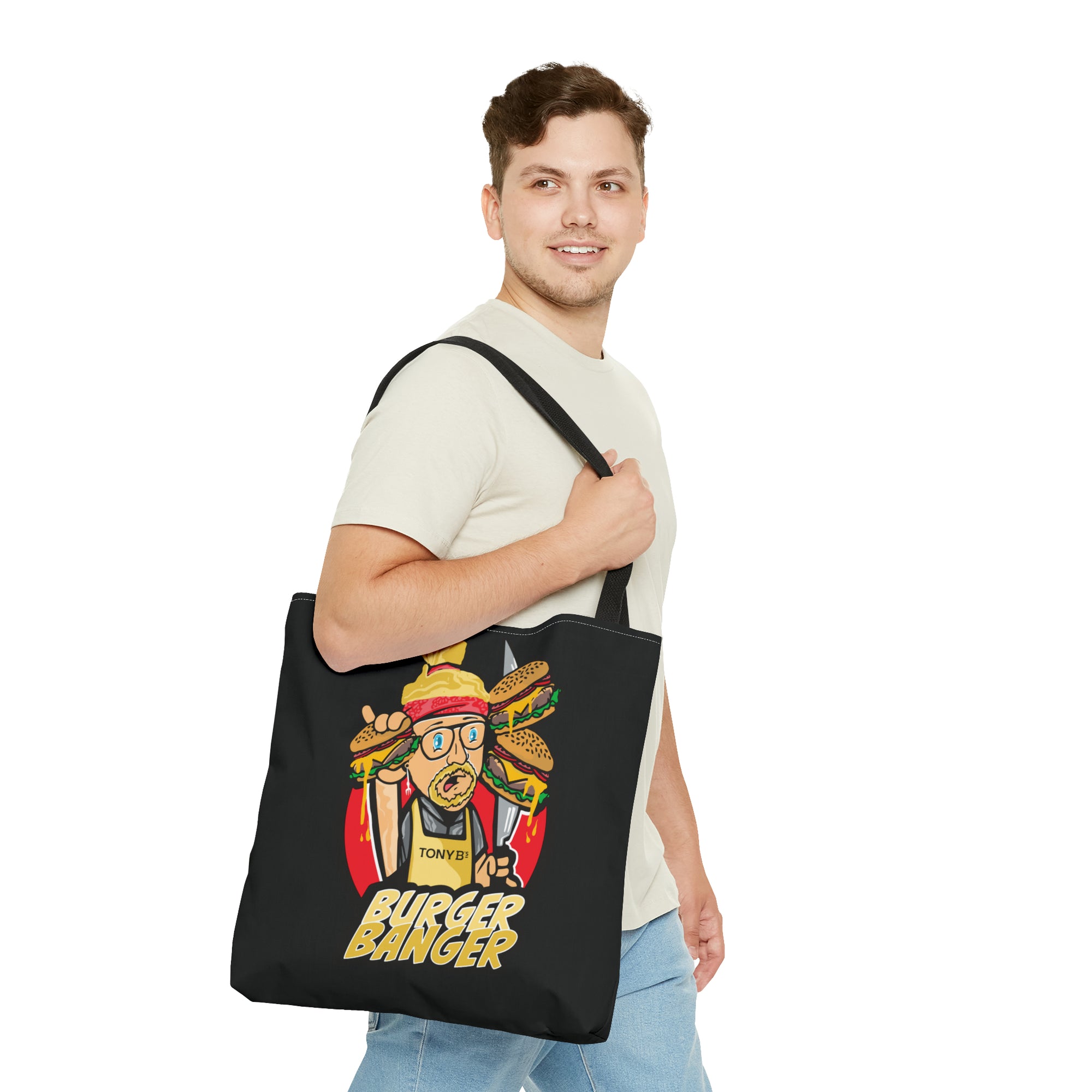Burger Banger Tote Bag (AOP)