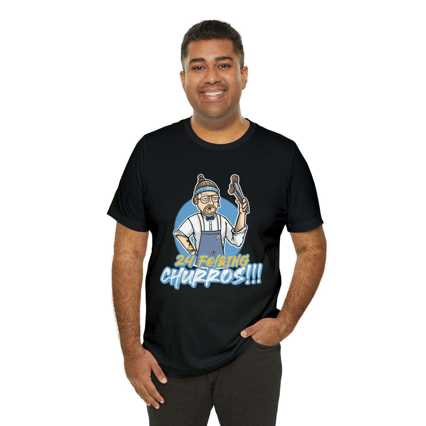 24 Churros Unisex Jersey Short Sleeve Tee
