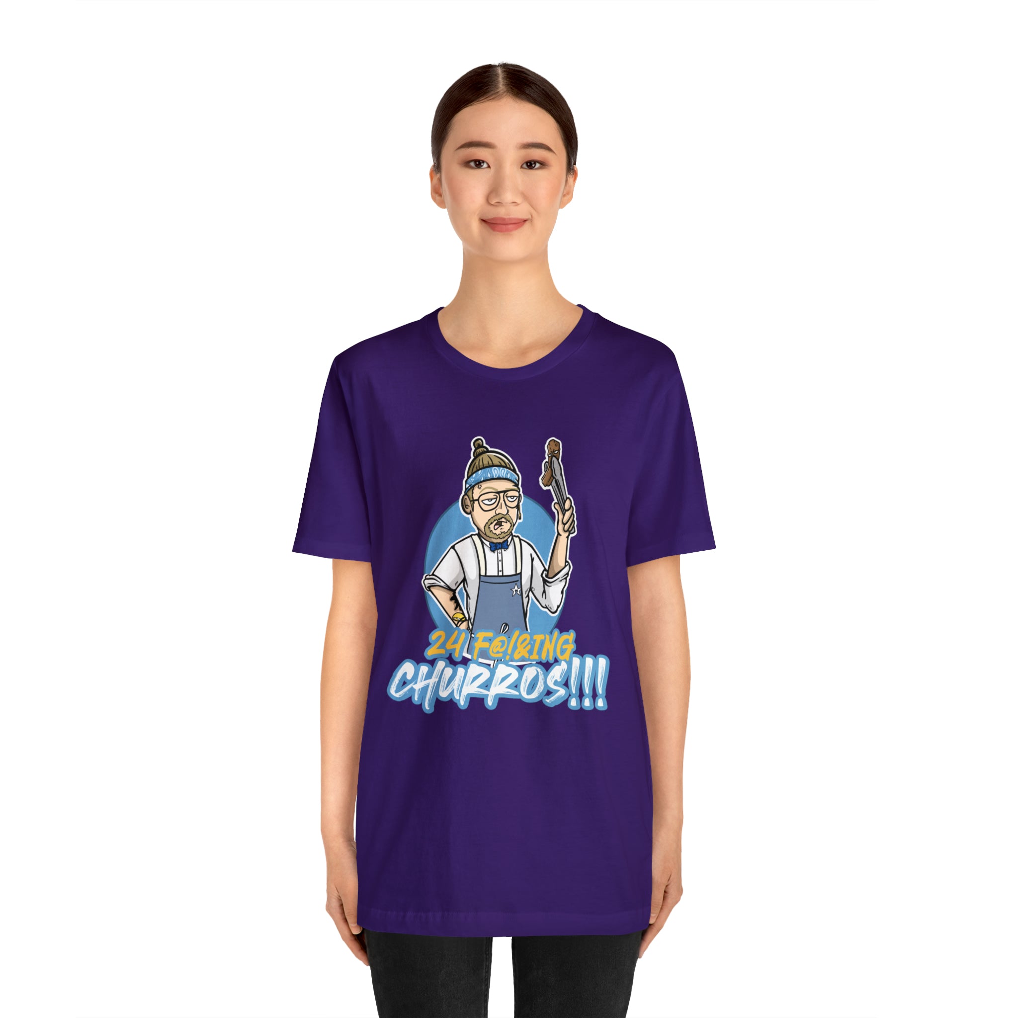 24 Churros Unisex Jersey Short Sleeve Tee