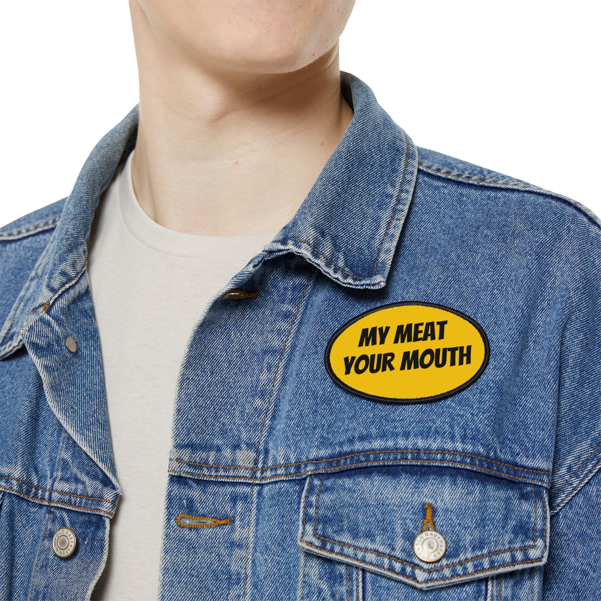 My Meat, Your Mouth Iron-on Patch