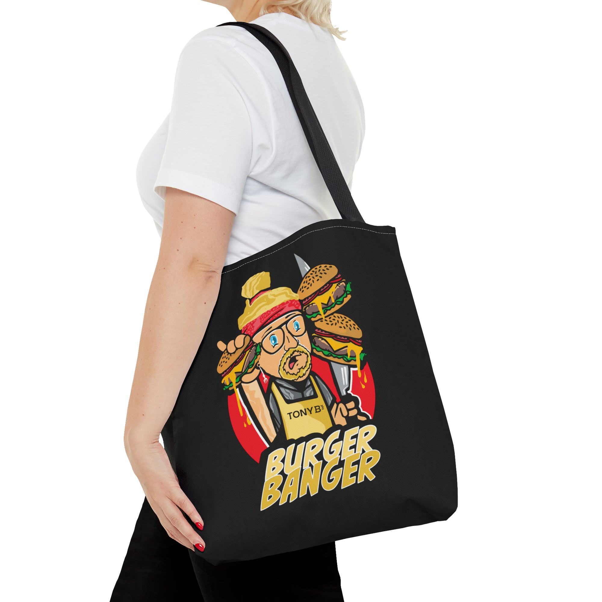 Burger Banger Tote Bag (AOP)