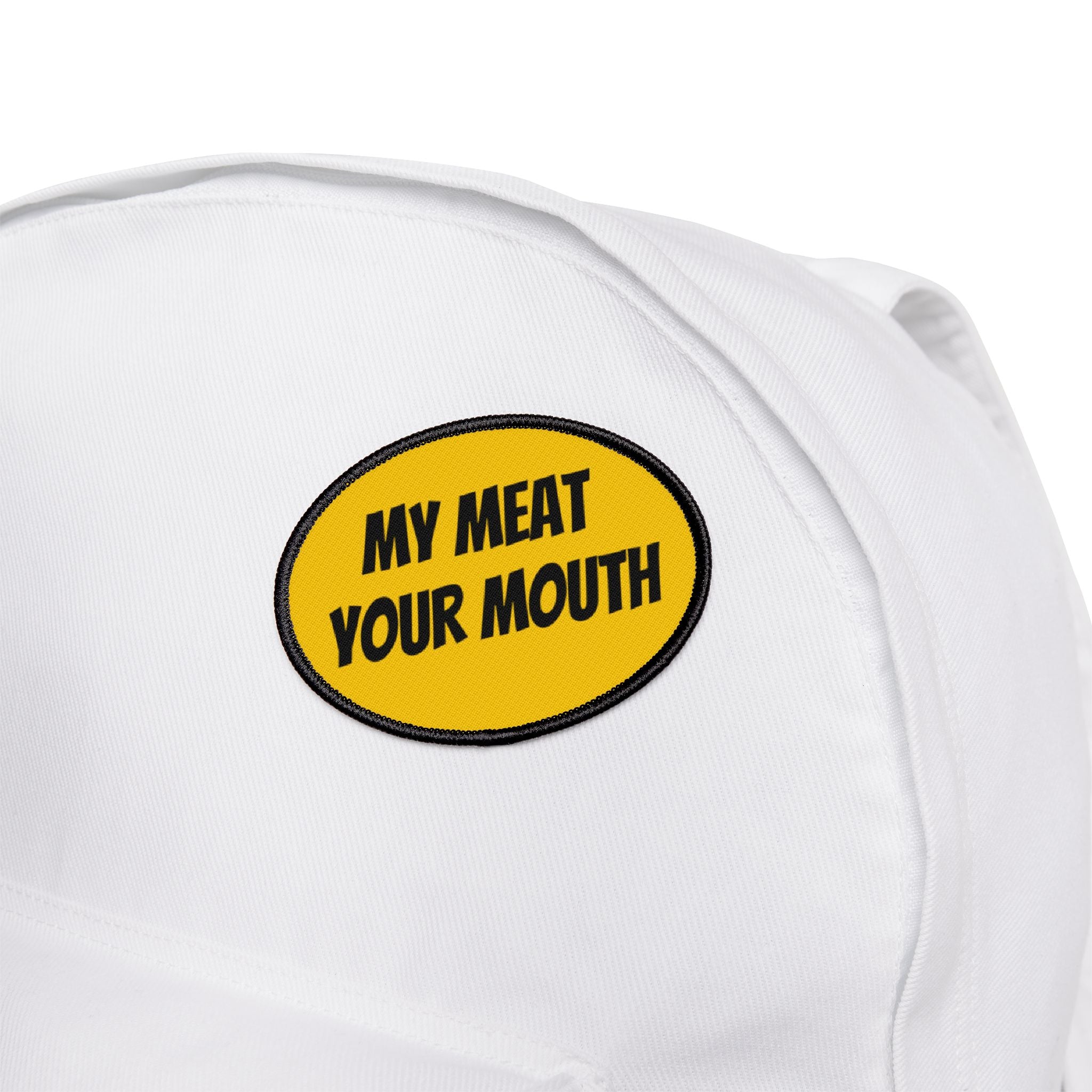 My Meat, Your Mouth Iron-on Patch