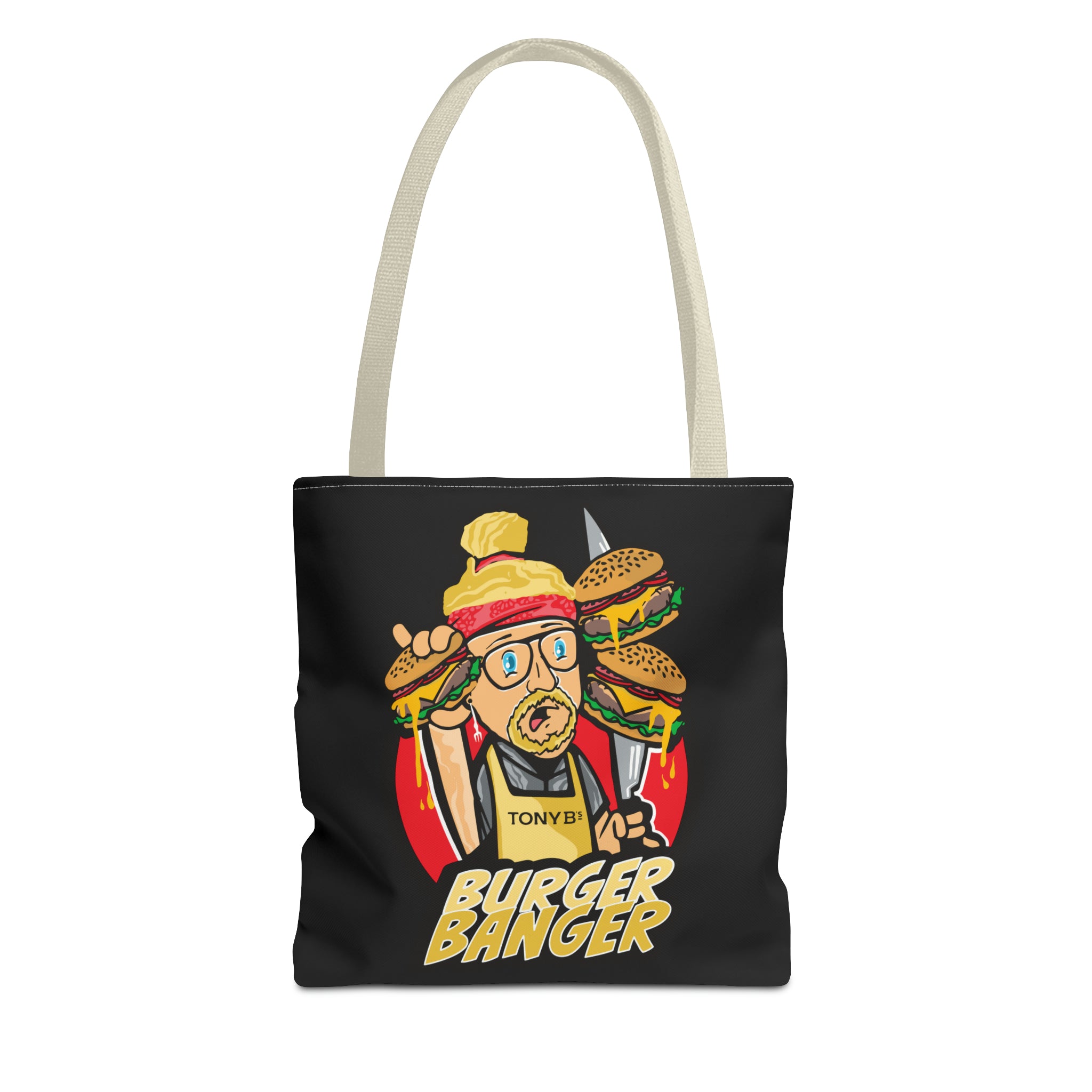 Burger Banger Tote Bag (AOP)